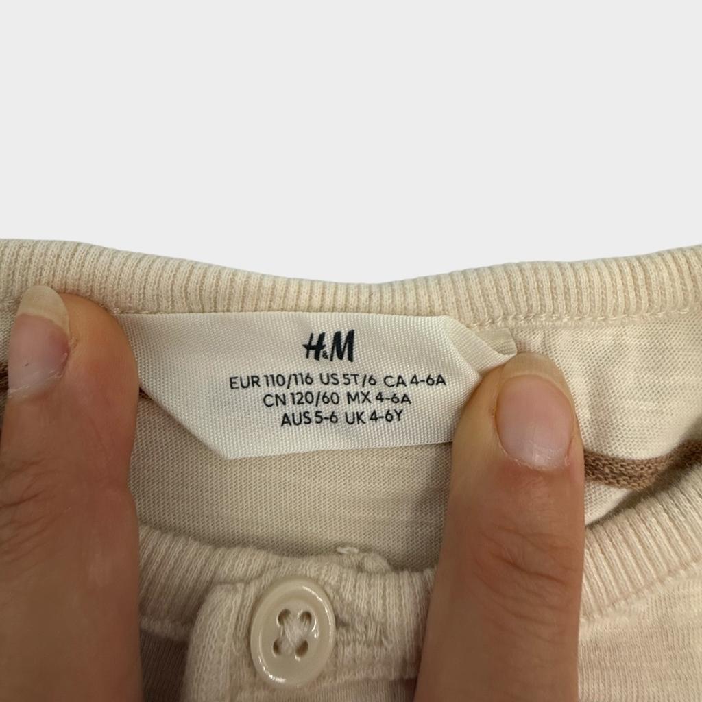 H&m - T-shirt manches longues - 5 ans - 110 cm