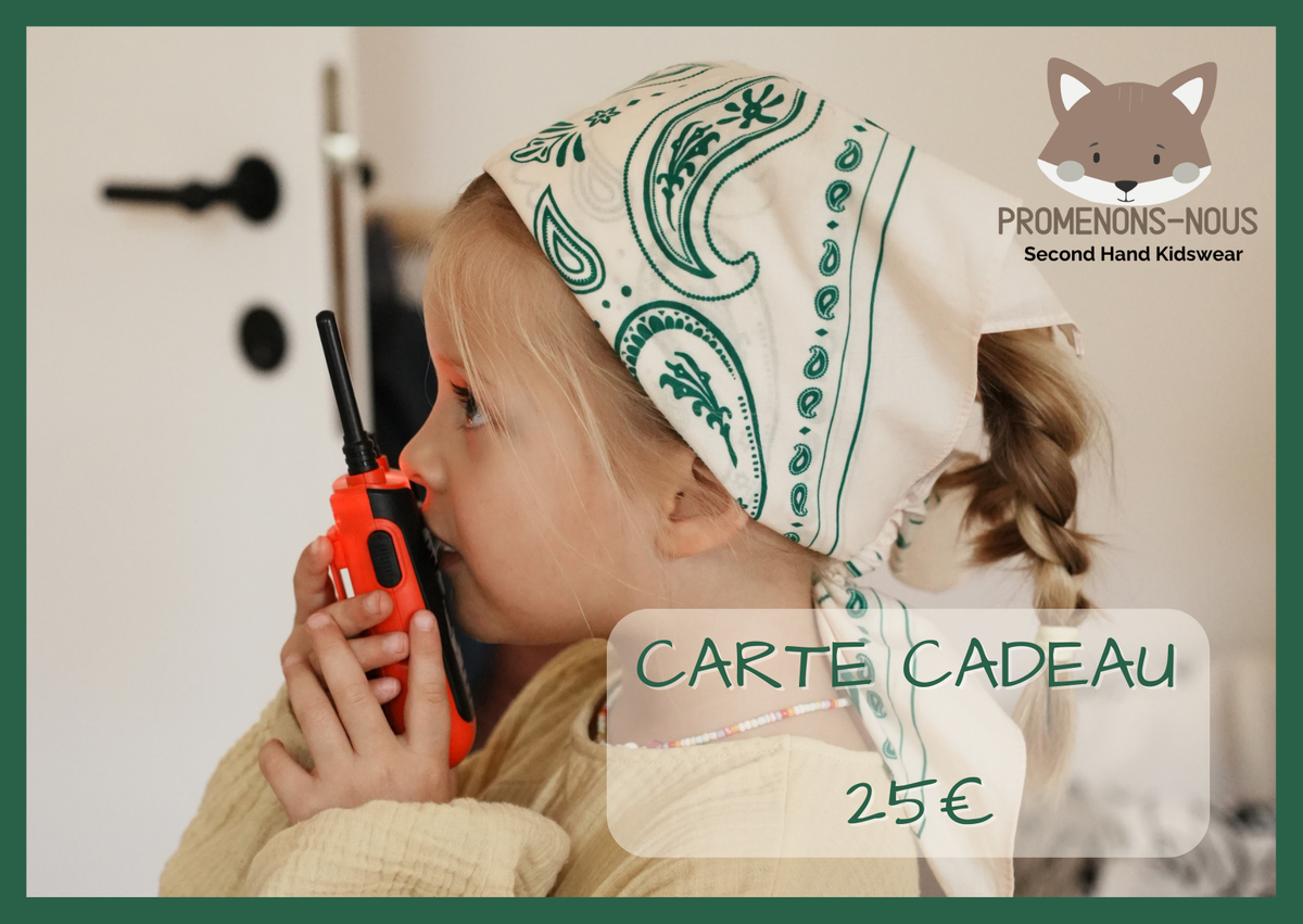 Carte-Cadeau Promenons-nous — 25€