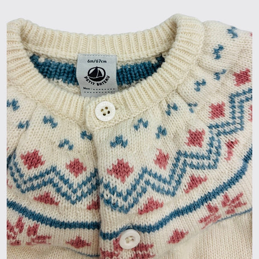 Petit Bateau - gilet - 6 mois - 67 cm