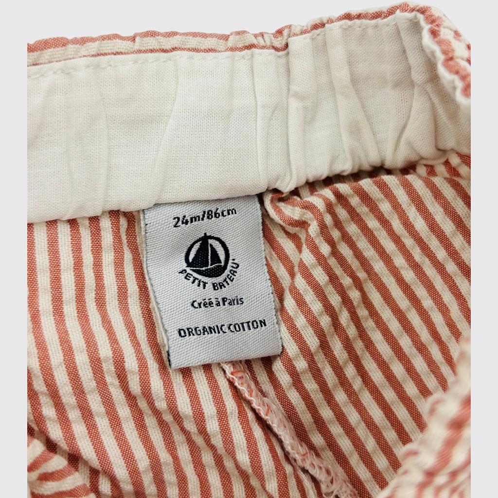 Petit Bateau - short 24 mois - 86 cm