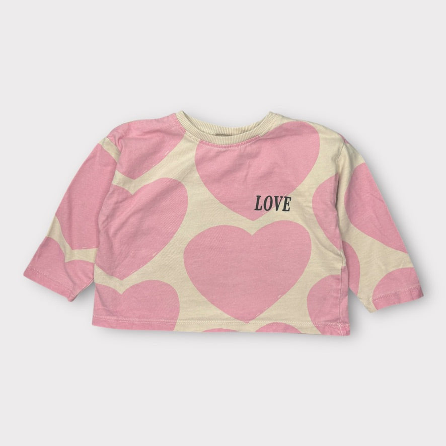 Zara - T-shirt - 9 - 12 mois (80cm) - (Bon état)