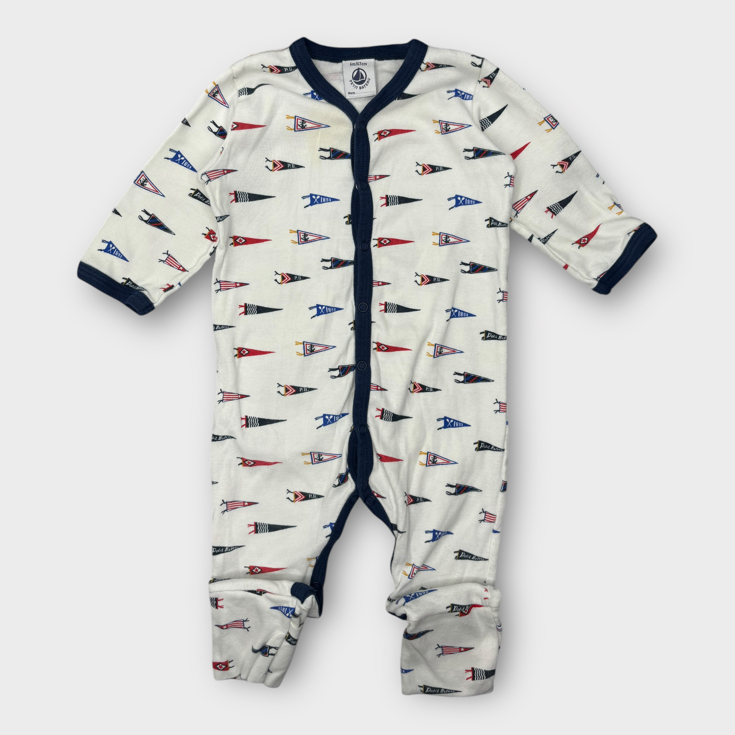 Petit Bateau - Pyjama - 6 mois (67cm ) - (Bon état)
