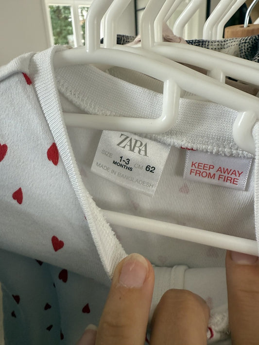 Zara - Combinaison 1-3 Mois 62 Cm