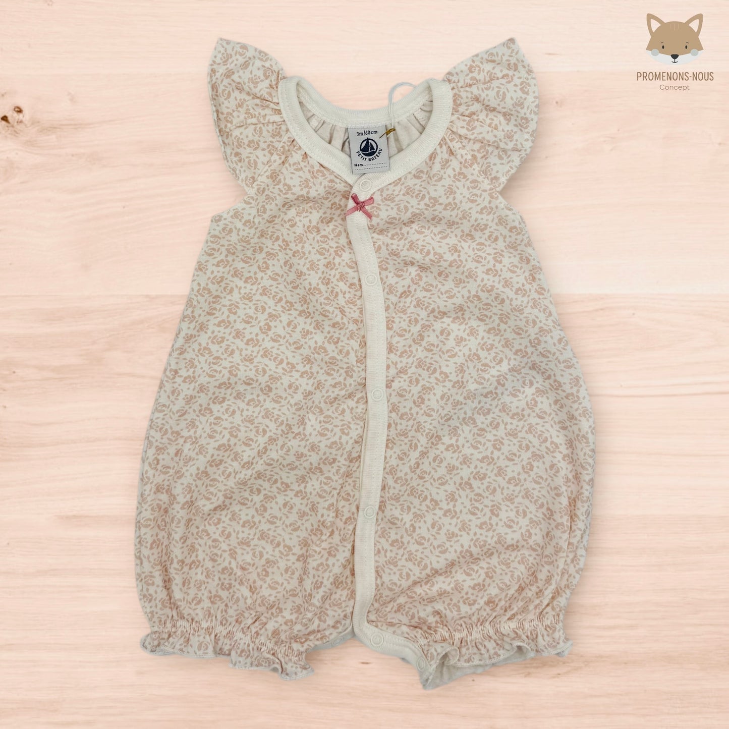 Petit Bateau - Combinaison - 3 mois (60cm)