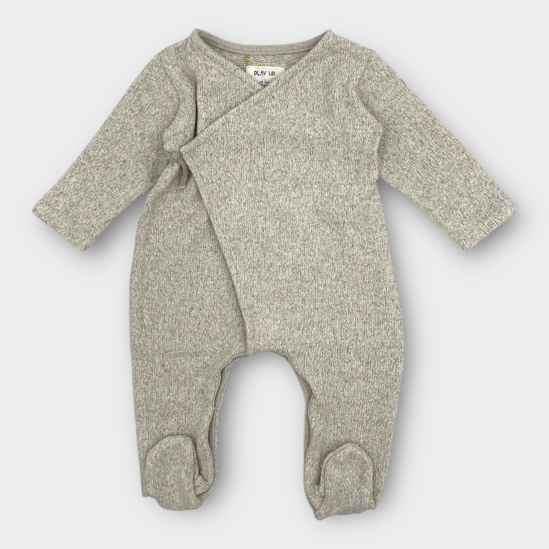 Combinaison maille beige