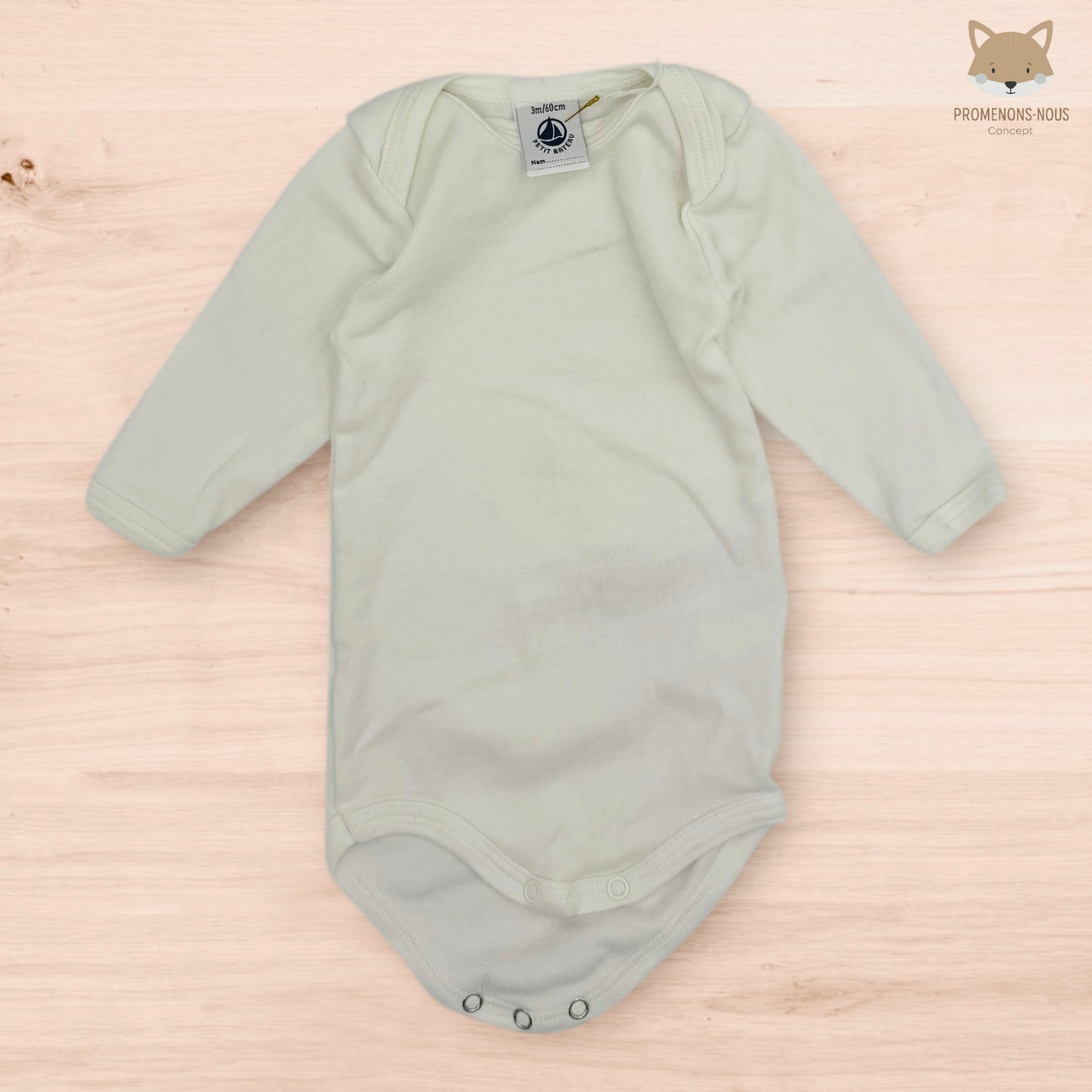 Petit Bateau - Body - 3mois (60cm)