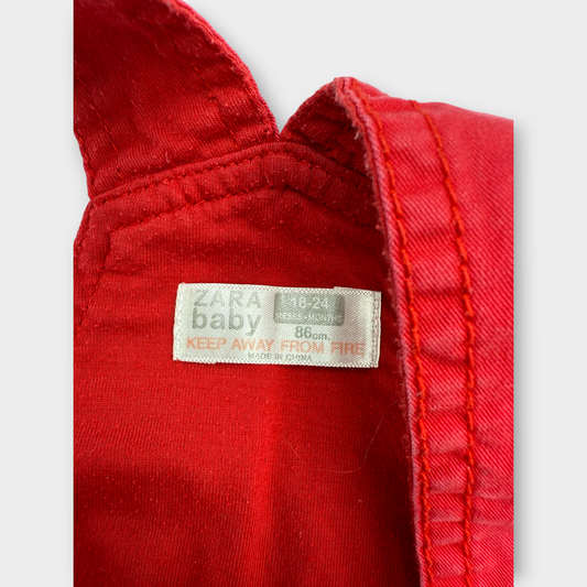 Zara - Salopette short 18-24 mois 86 cm