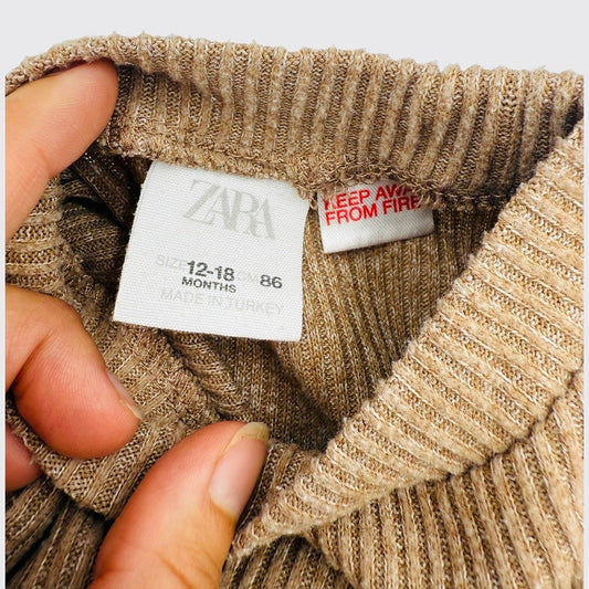 Zara - Chemise Manche Longue - 12-18 Mois - 86 Cm