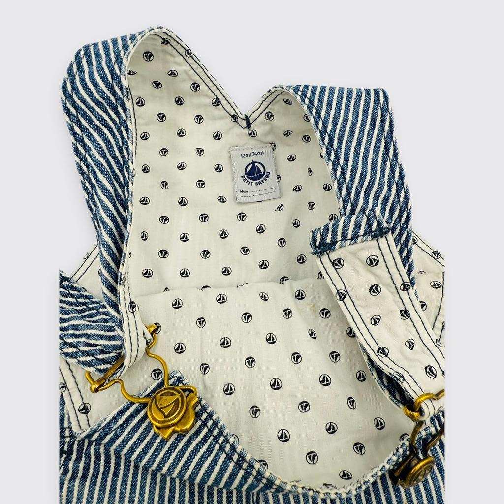 Petit Bateau - Salopette 12 mois 74 cm