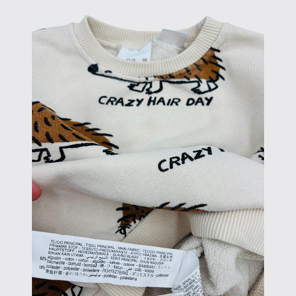 Zara - Sweat-shirt - 12-18 mois - 86 cm