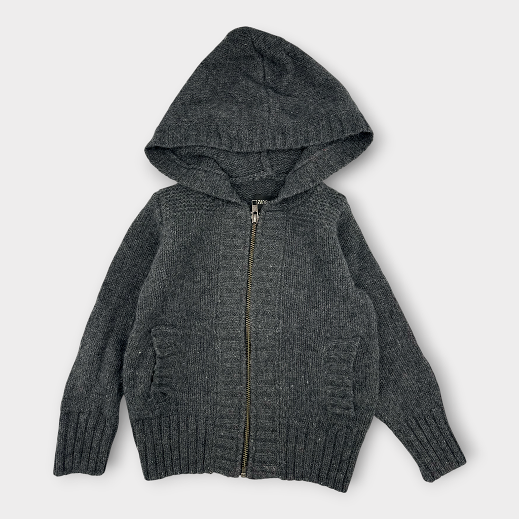 Zadig & Voltaire - Gilet zippé 6 ans 116 cm