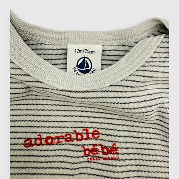 Petit Bateau - Body - 9-12 mois