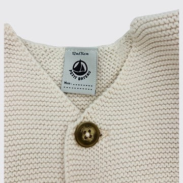 Petit Bateau - Gilet - 12 Mois - 74 Cm