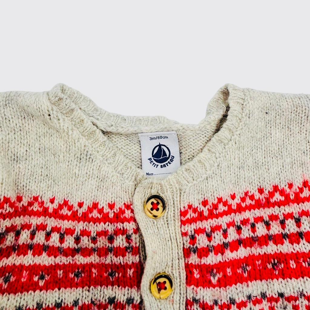 Petit Bateau - Gilet - 3 mois - 60 cm