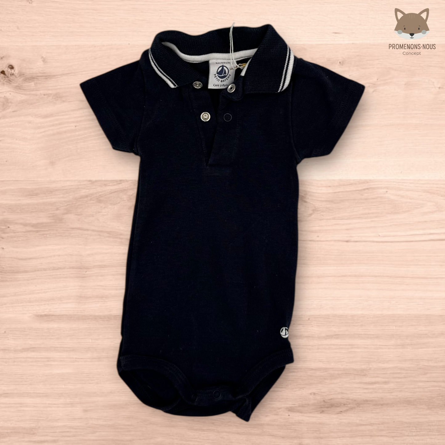 Petit Bateau - Body -3 mois (60cm)