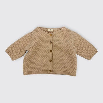 Lili + Lotte - Cardigan Victoire Beige - 6/9 mois