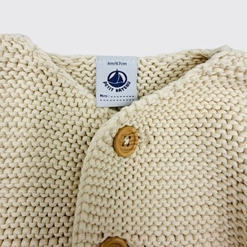 Petit Bateau - Gilet - 6 mois - 67 cm