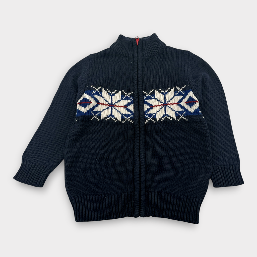 R mini - Gilet zippé 18 mois 86 cm