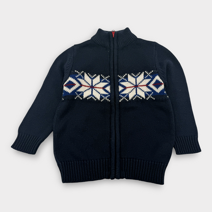 R mini - Gilet zippé 18 mois 86 cm