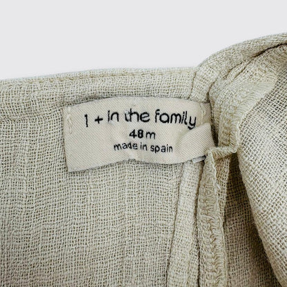 1+ In The Family - Robe Courte 4 Ans 104 Cm