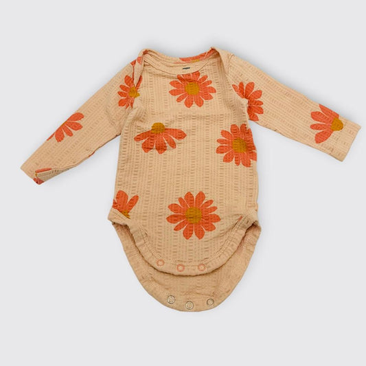 Hema - Body fleurs orange 1-3 mois 56 cm
