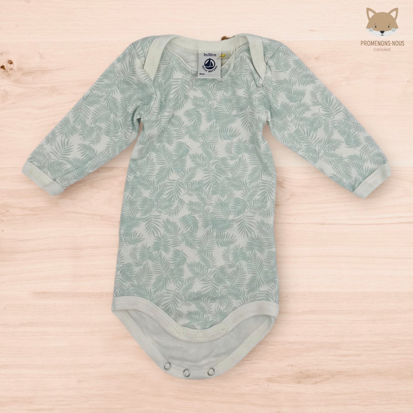 Petit Bateau -Body - 3 mois (60cm)