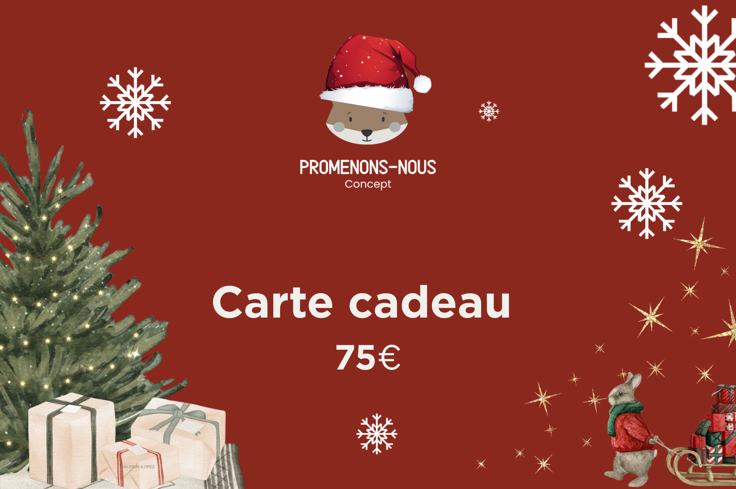 Carte-Cadeau - 75€