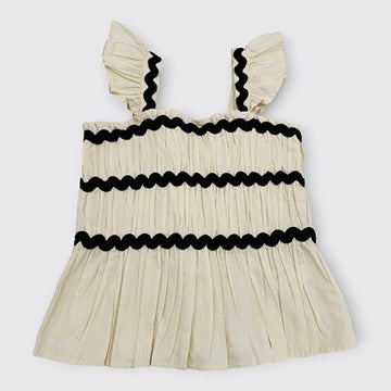 Zara - Ensemble top crème - 5 ans - État : Excellent