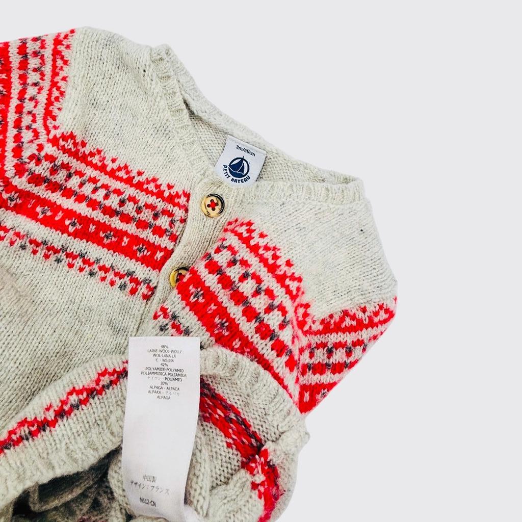 Petit Bateau - Gilet - 3 mois - 60 cm