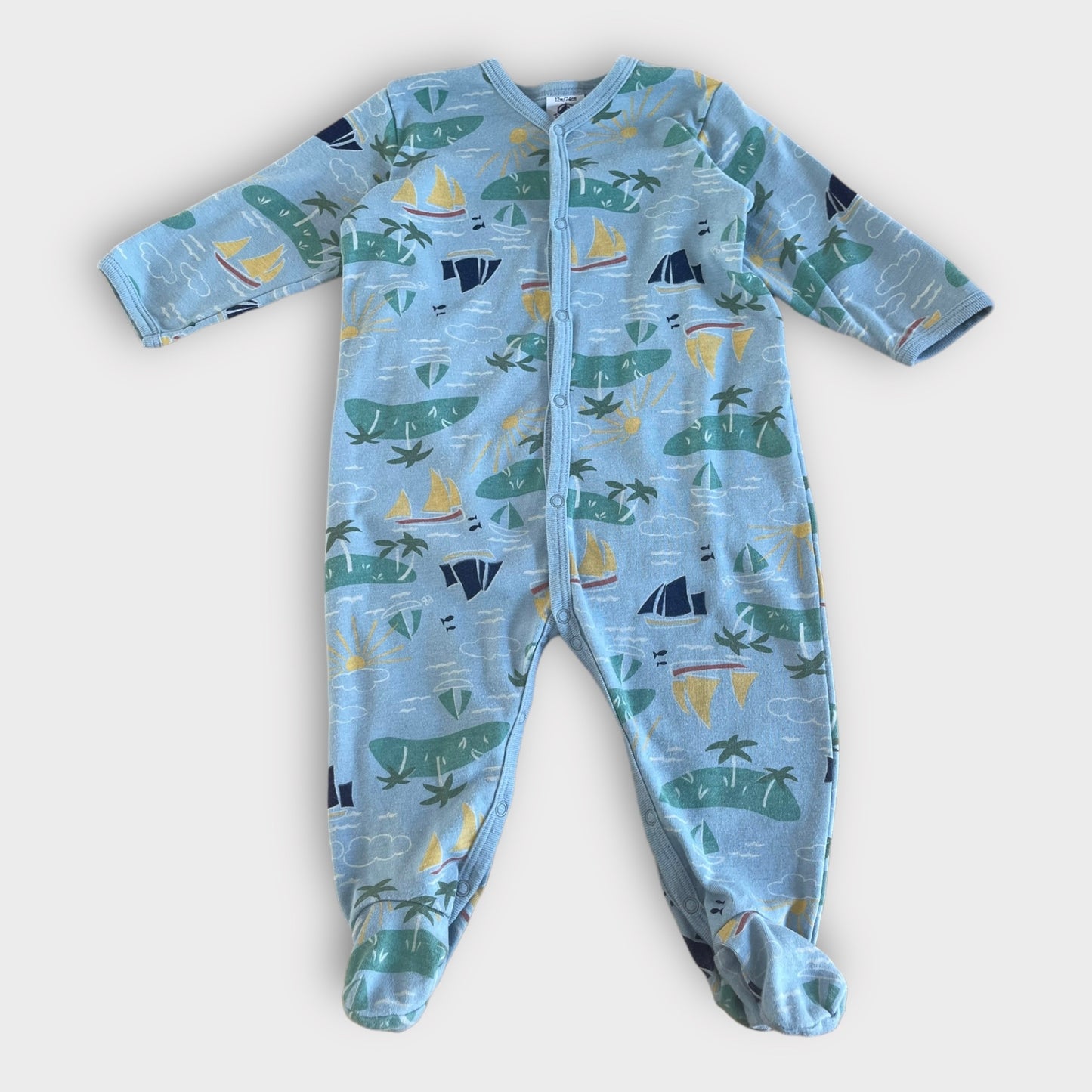 Petit Bateau - pyjama - 12 maanden
