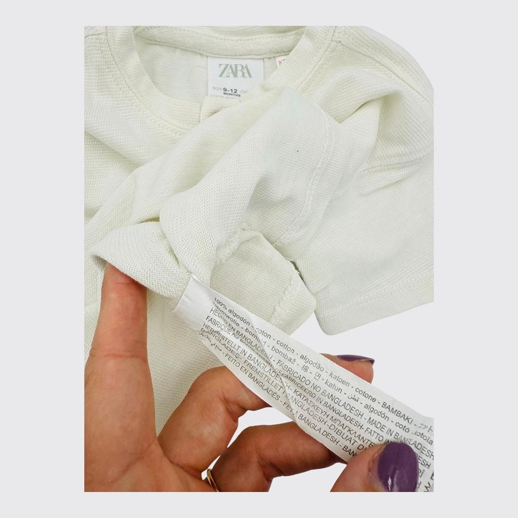 Zara - T-shirt - 9-12 mois - 80 cm