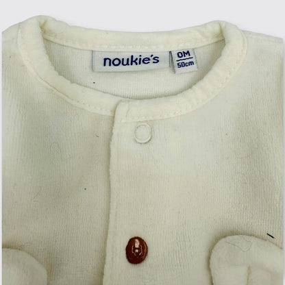 Noukie's - Pyjama velours blanc - 50cm