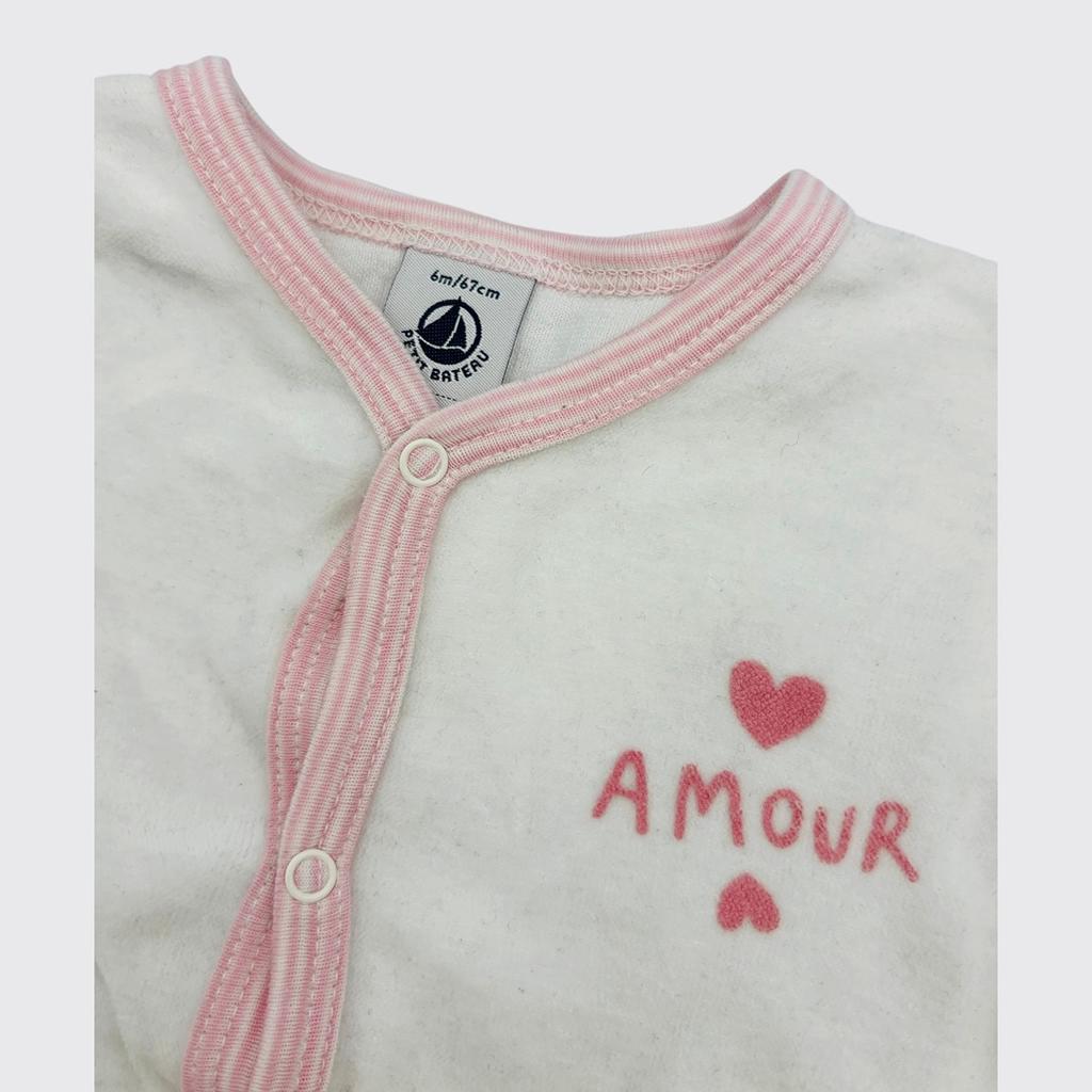 Petit Bateau - Combinaison - 1-3 Mois - 56 Cm