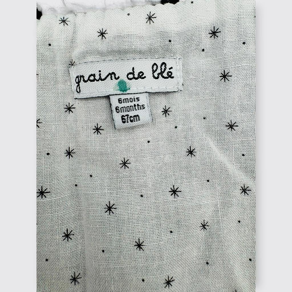 Grain de blé - Veste sans manches 6 mois - 67 cm