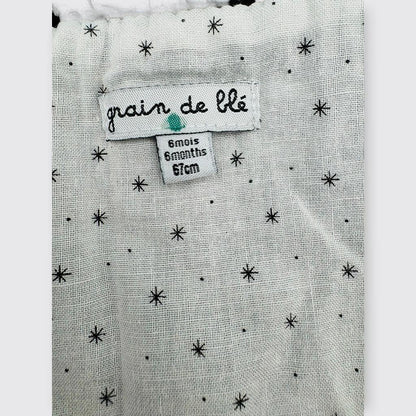Grain de blé - Veste sans manches 6 mois - 67 cm