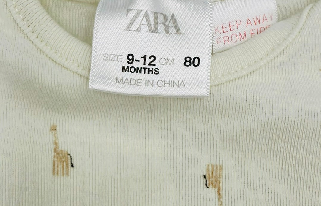 Zara - Body 9-12 mois 80 cm