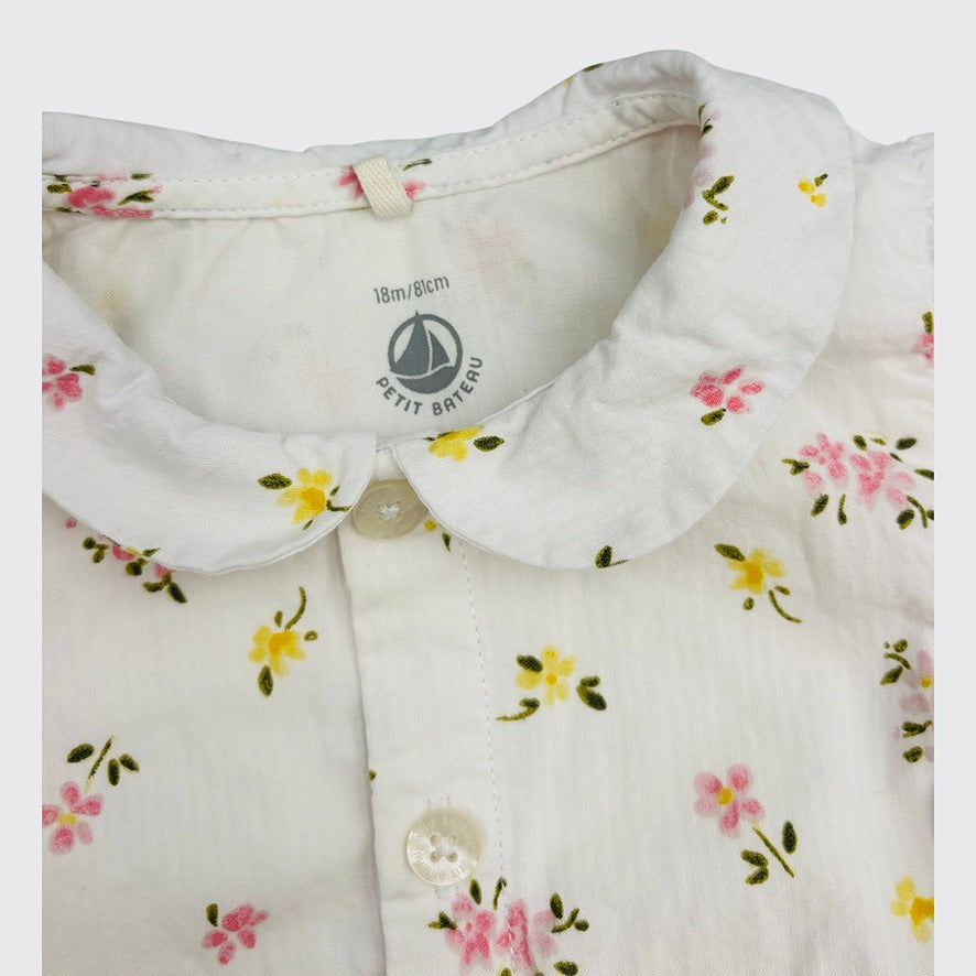 Petit Bateau - combishort - 18 mois / 81 cm
