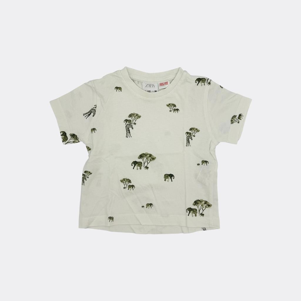 Zara - T-shirt 3-6 mois - 68 cm