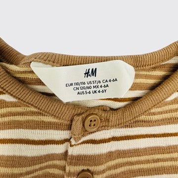 H&m - Chemise Manches Longues - 6 Ans - 116 Cm